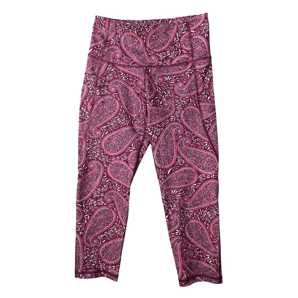 Old‎ Navy Active GO-DRY Women's S/P Small Petite Paisley Crop Leggings Pants